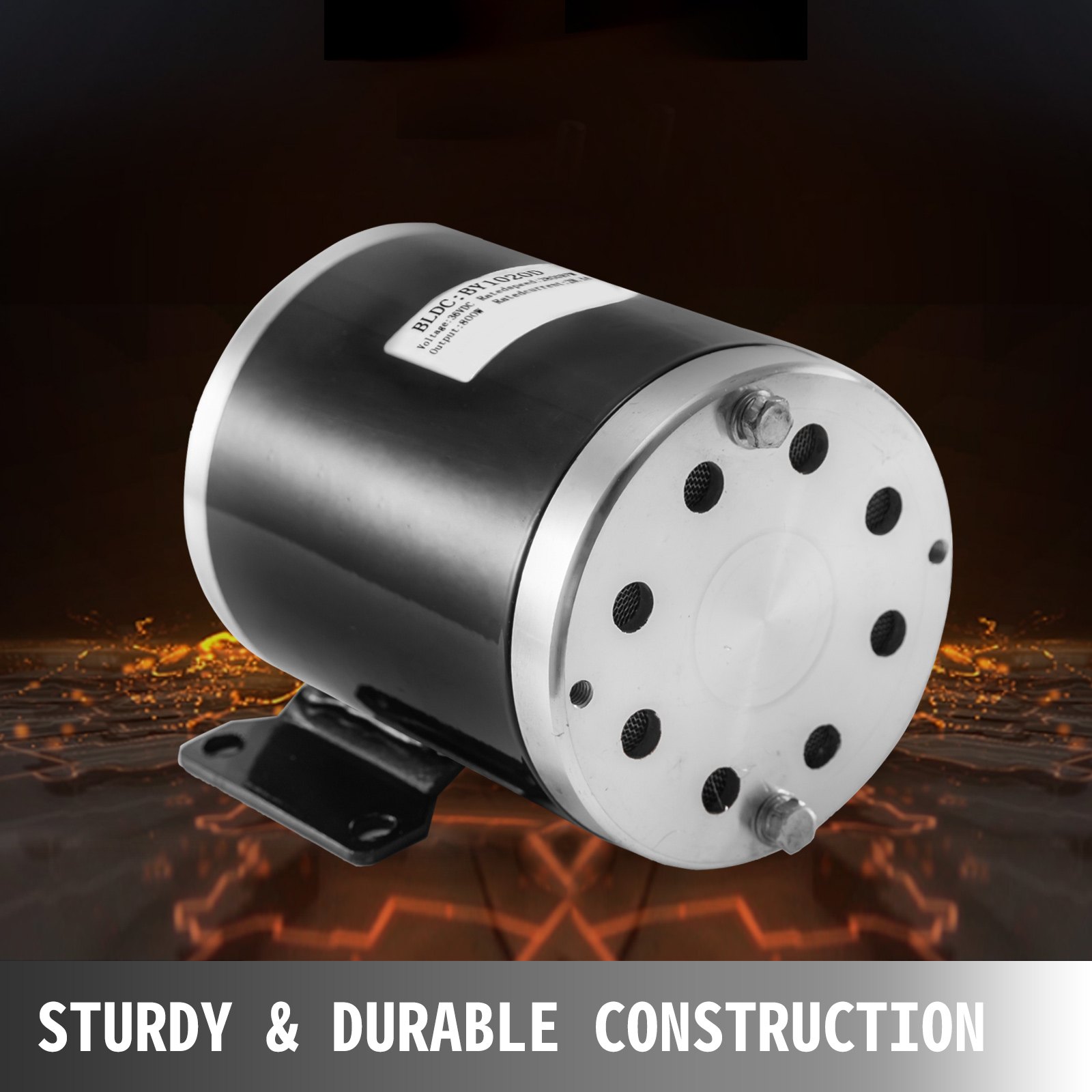 Motor Eléctrico Cepillado 36v Dc 800w 2800rpm Motor De Imán Permanente