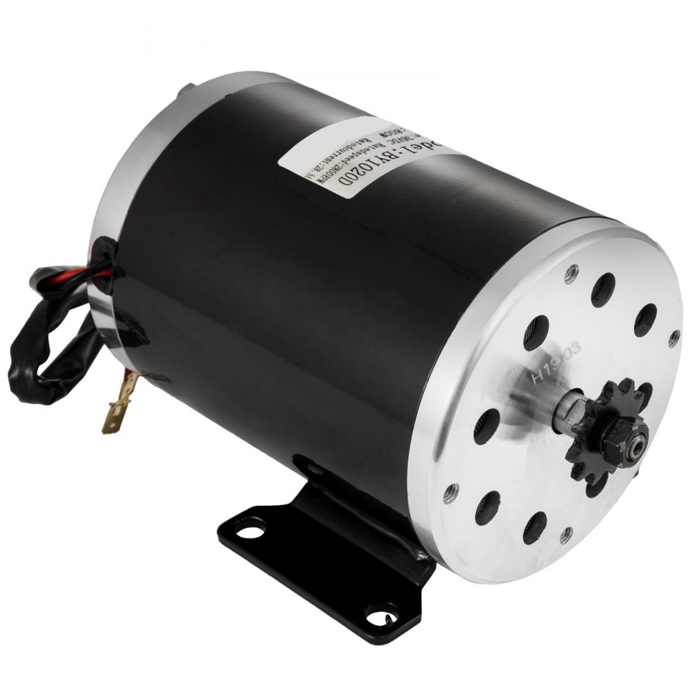 Motor Cepillado De 800w 36v Cc Con Controlador+pedal+manijas+llave De Encendido
