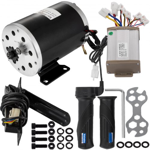 Motor Eléctrico Cepillado Con Controlador, Manijas Y Pedal 36v Cc 800w 2800rpm