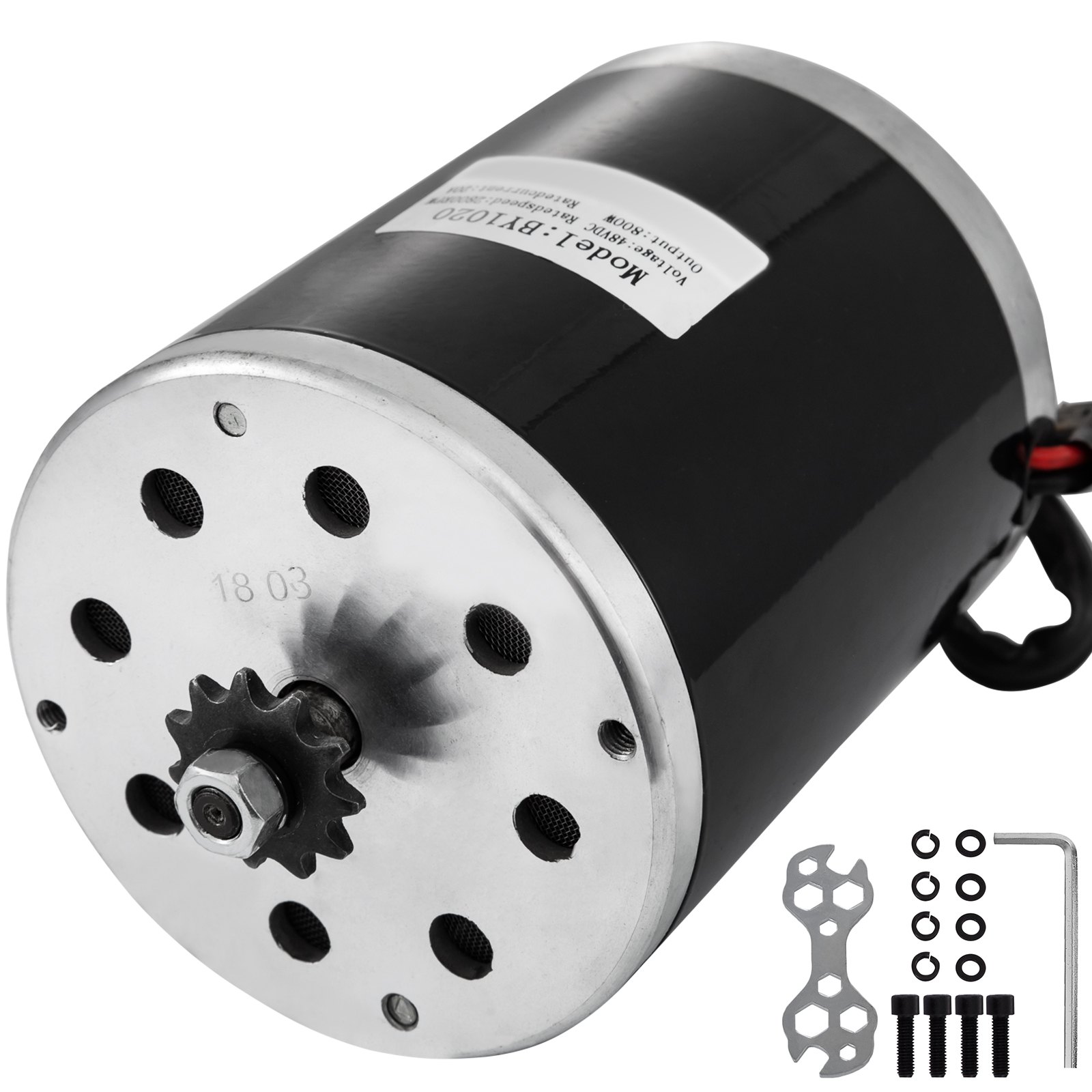 Motor Eléctrico Cepillado Con 11 Dientes 25 Piñón De Cadena Para E-bike 48v 800w