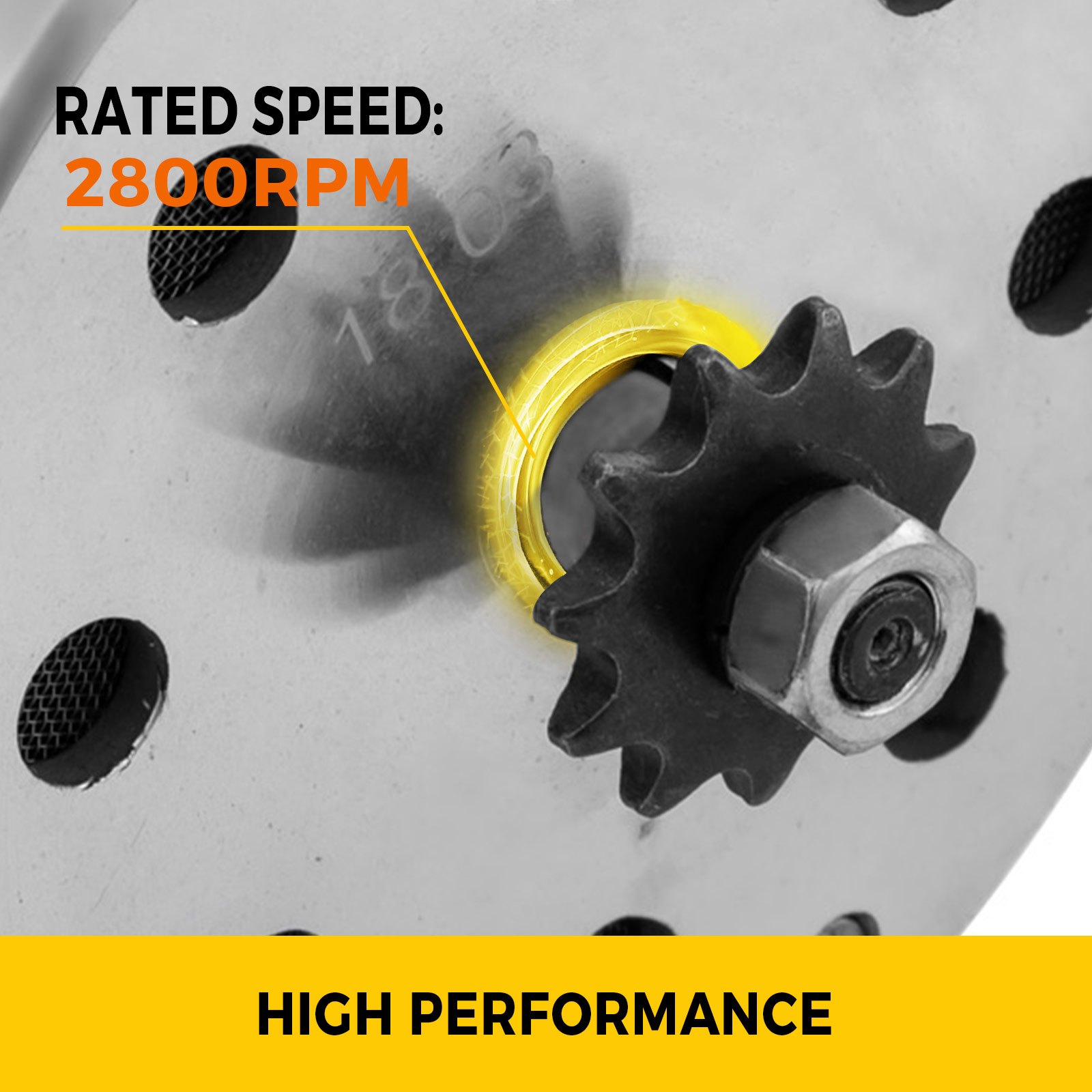 Motor Eléctrico Cepillado Con 11 Dientes 25 Piñón De Cadena Para E-bike 48v 800w