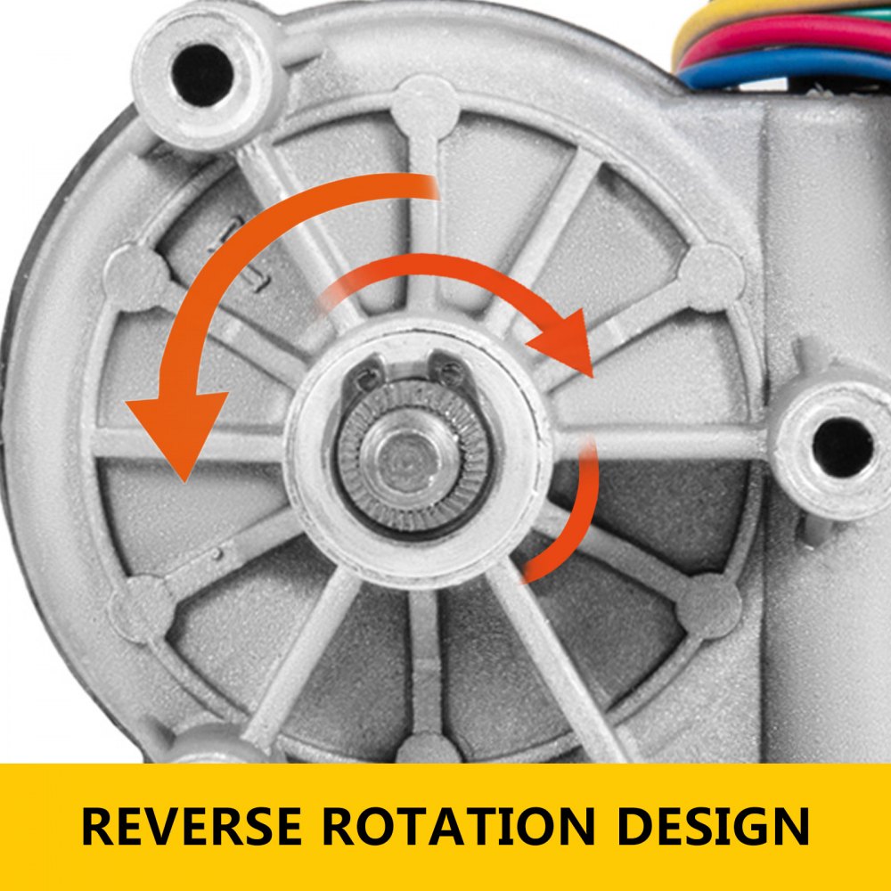 Motor De Reducción De Engranajes 12v Cc 50w 77mm Motorreductor De 45rpm 4.2a