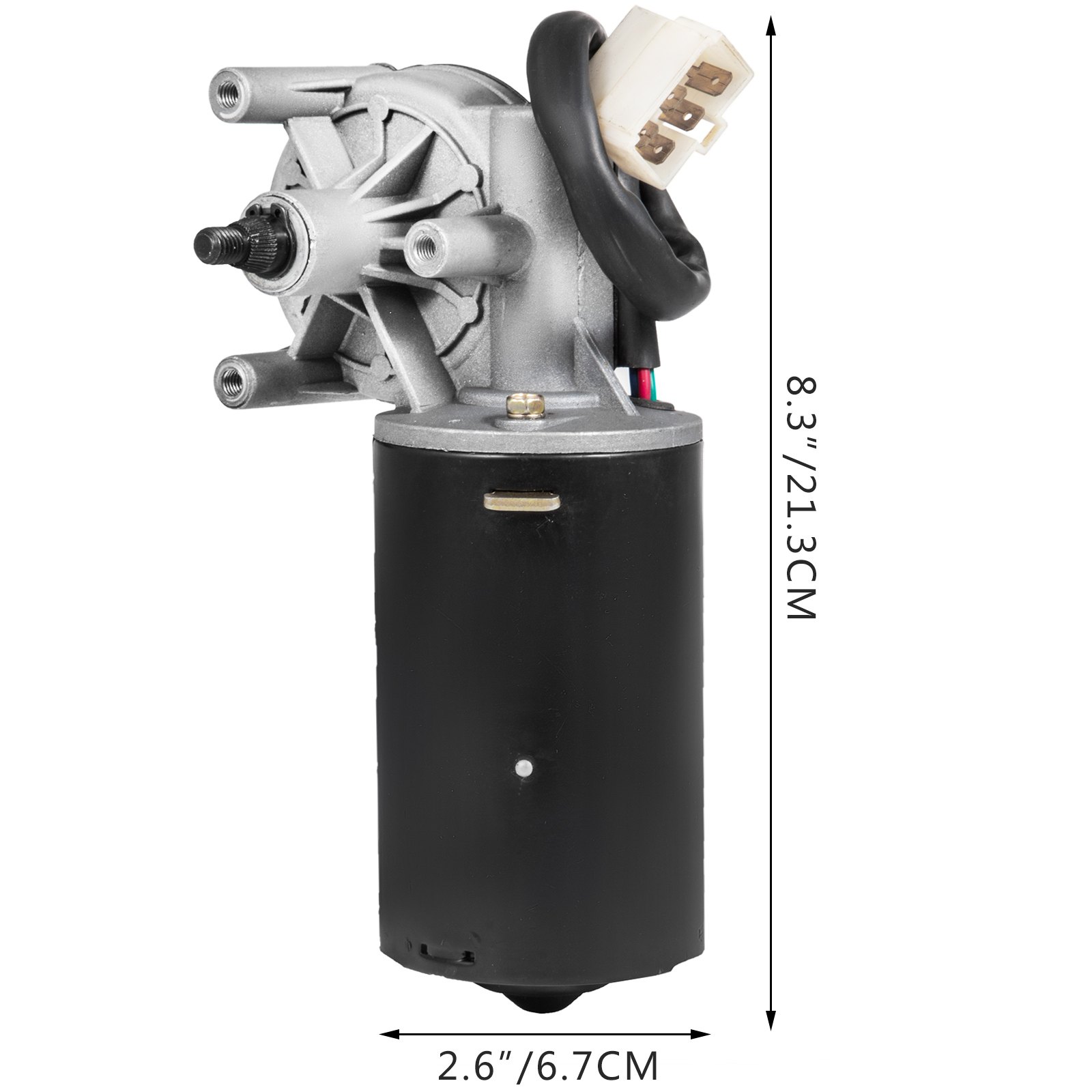 Motor De Reducción De Engranajes 12v Cc 50w 77mm Motorreductor De 45rpm 4.2a