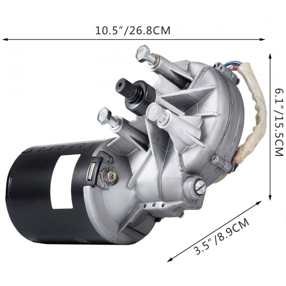 12v 120w Motorreductor 35rpm Motor De Engranaje Motor Eléctriaco De Cc φ92mm