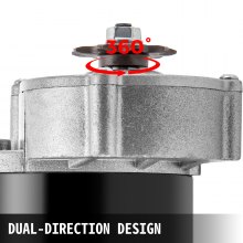 VEVOR Motor con cepillo, motor eléctrico, 24V, CC, 250W, motorreductor para scooter