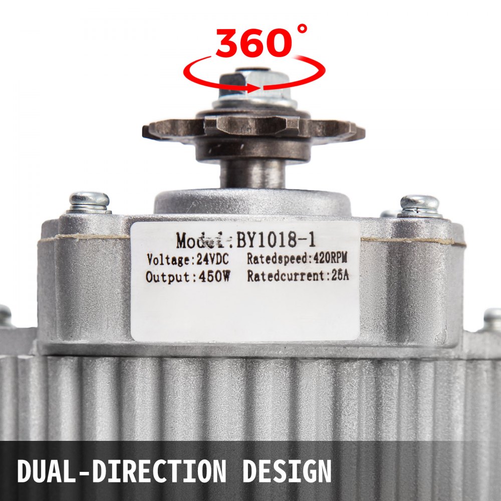 Motor Cepillado Motorreductor 24v 450w Kit De Motor Para Scooter Eléctrico