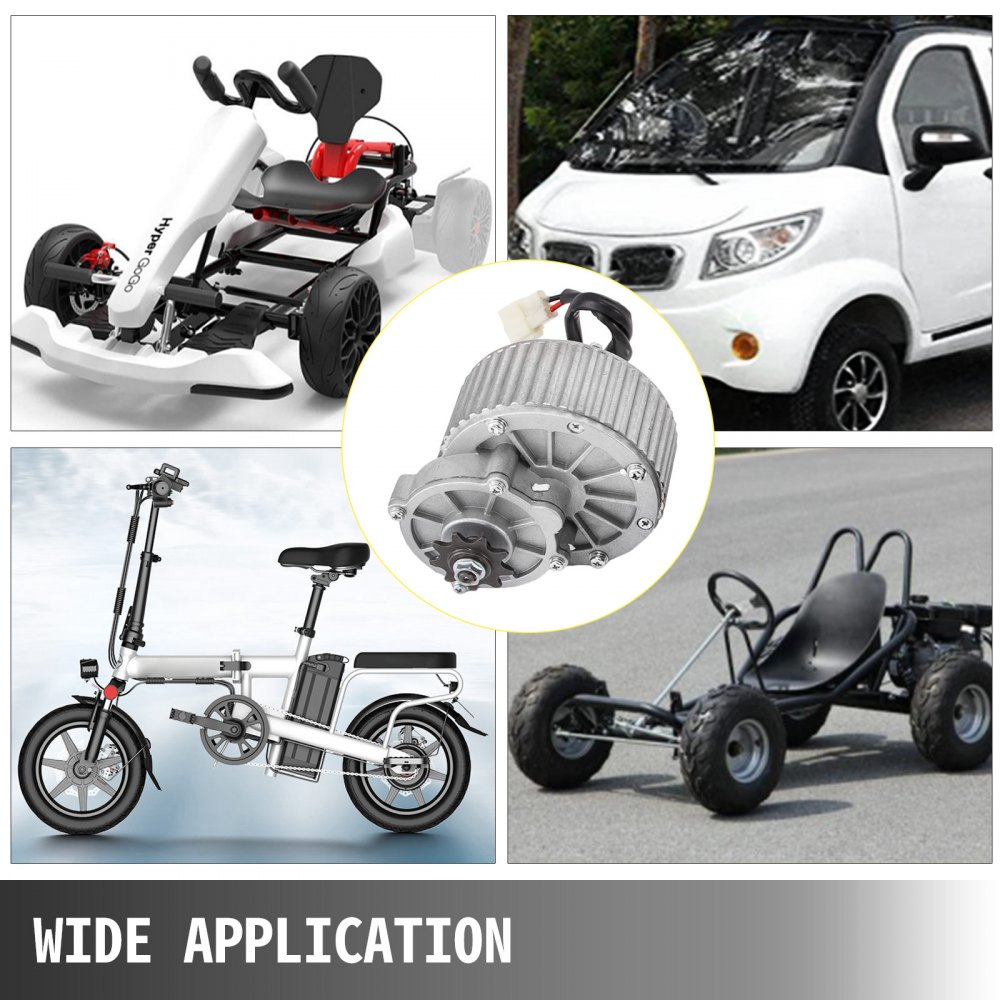 Motor Cepillado Motorreductor 24v 450w Kit De Motor Para Scooter Eléctrico