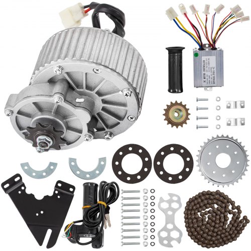 Motor Reductor De Engranajes Motor Kit Piñón Cadena Motor Cepillado 36v 450w