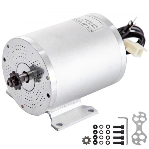 Motor Sin Escobillas Motor Eléctrico 60v Cc 2500w Con Soporte De Montaje