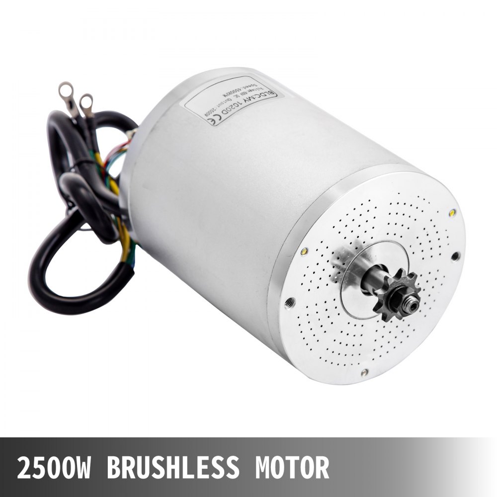 Motor De Cc Sin Escobillas Motor Eléctrico Para Go Kart Motor De 60 V 2500 W