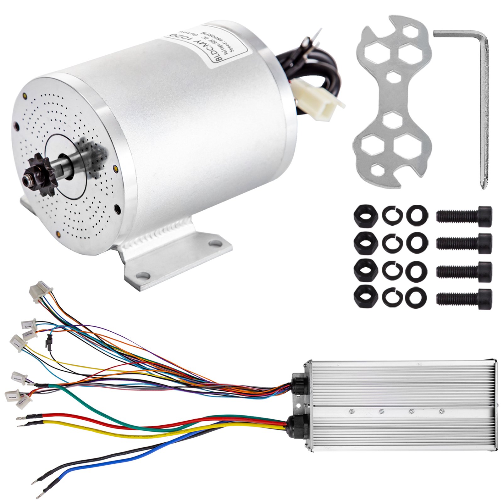 Motor Sin Escobillas Motor Eléctrico 60v 3000w + Controlador De Velocidad