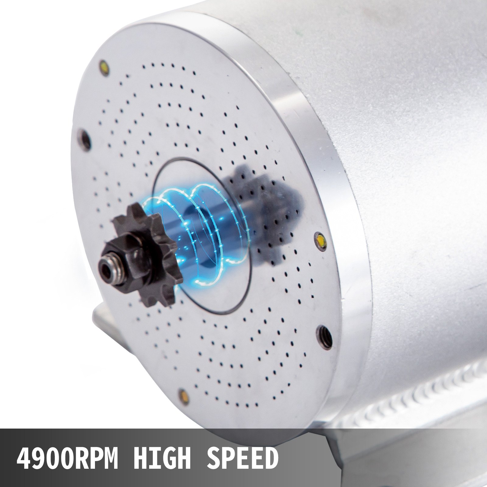 VEVOR Motor sin Escobillas Motor Eléctrico para Go Kart 72V 3000W con Soporte de Montaje Perfecto para Scooter Eléctrico y Bicicleta Eléctrica