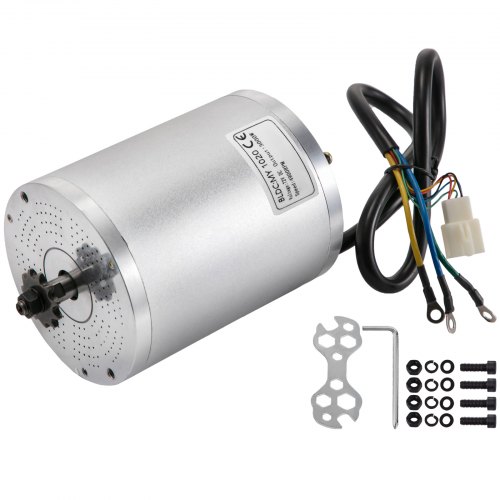 Motor Eléctrico Sin Escobillas 72v Dc 3000w 4900rpm Para E-bikes Go Kart