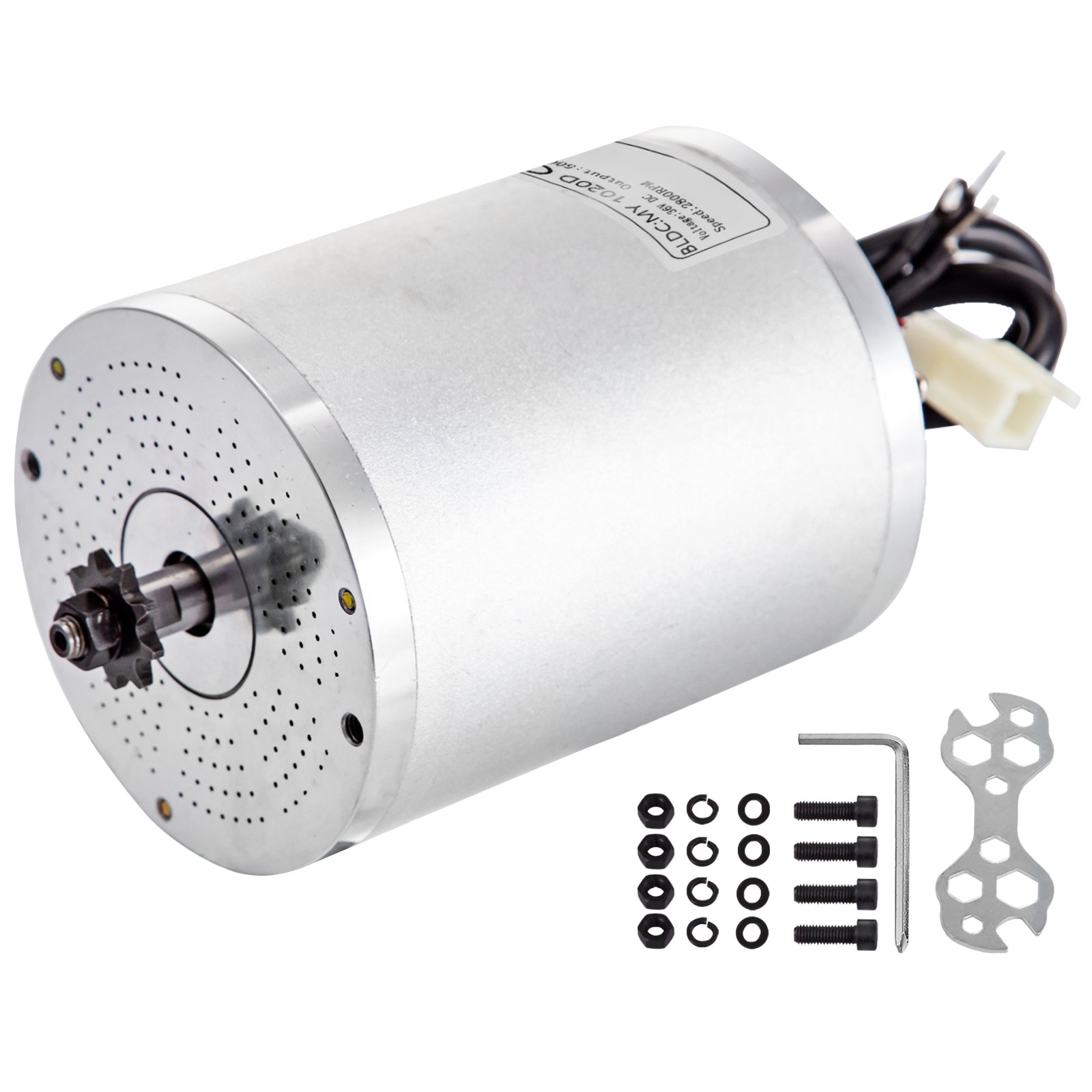 Motor Sin Escobillas Motor Eléctrico Para Go Kart 36v 500w Cc Motor Sin Soporte