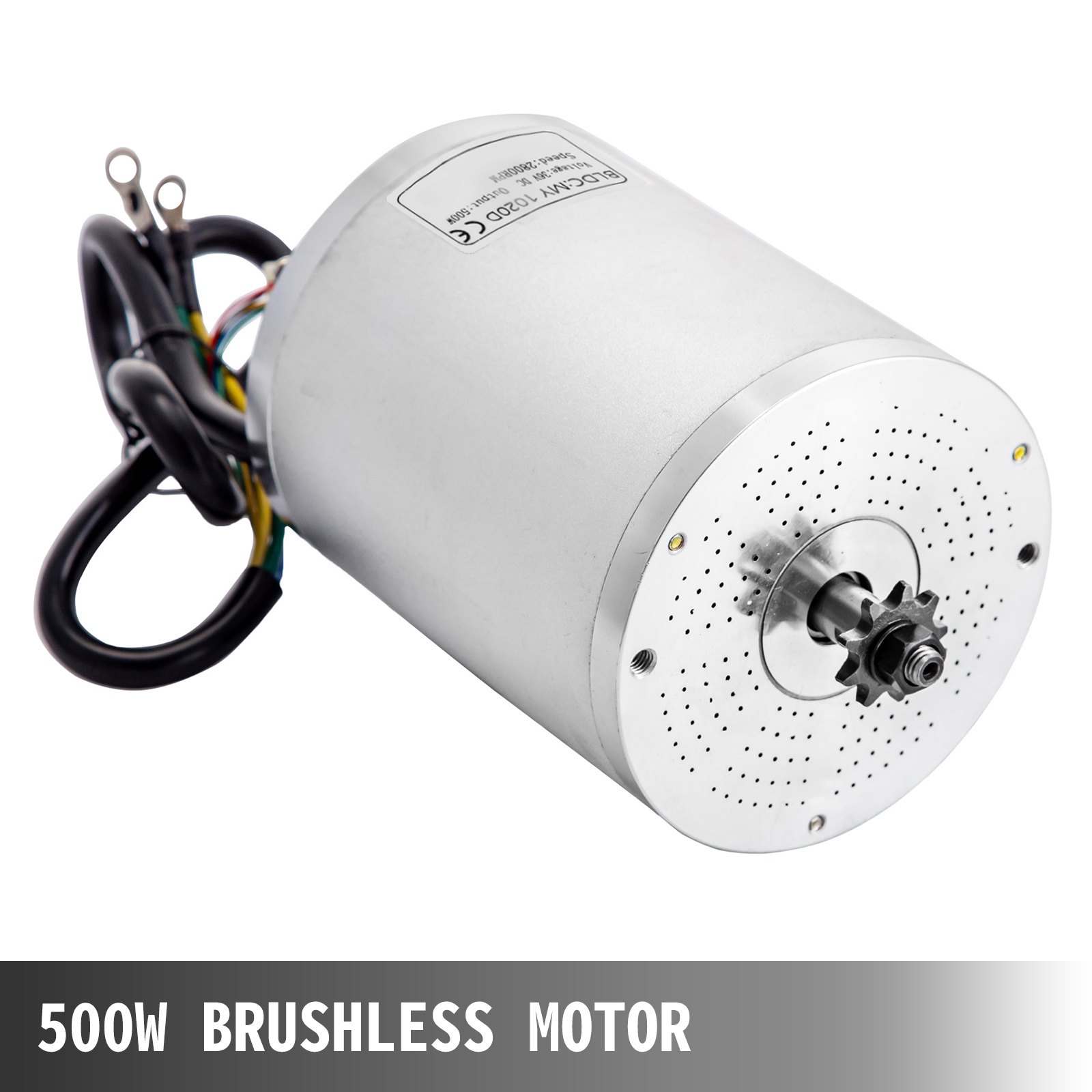 Motor Sin Escobillas Motor Eléctrico Para Go Kart 36v 500w Cc Motor Sin Soporte