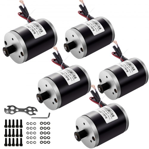 Motor Eléctrico Con Cepillo 2500rpm Motor Para Go Kart Motor De 12v 150w 5pcs