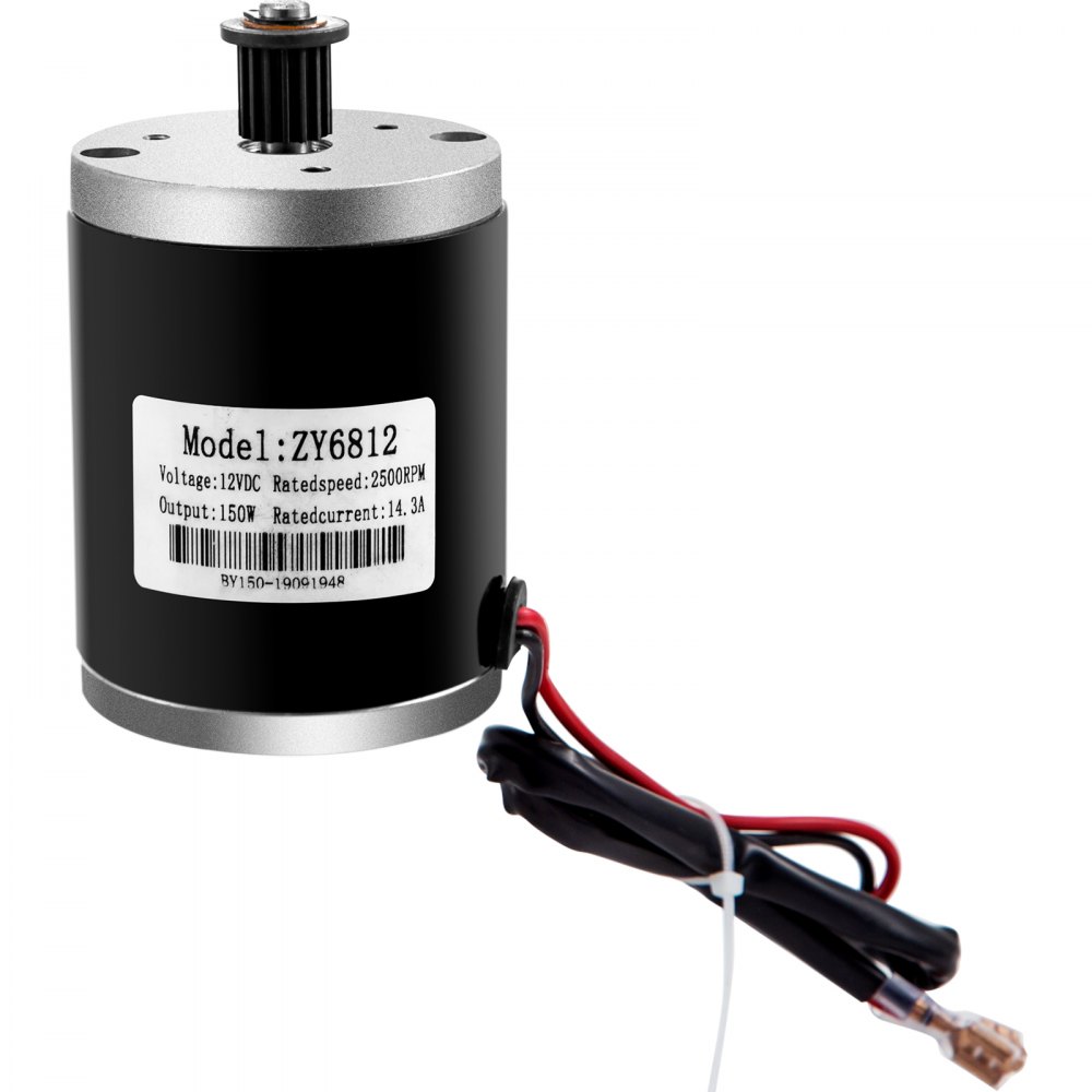 Motor Eléctrico Con Cepillo 2500rpm Motor Para Go Kart Motor De 12v 150w 5pcs