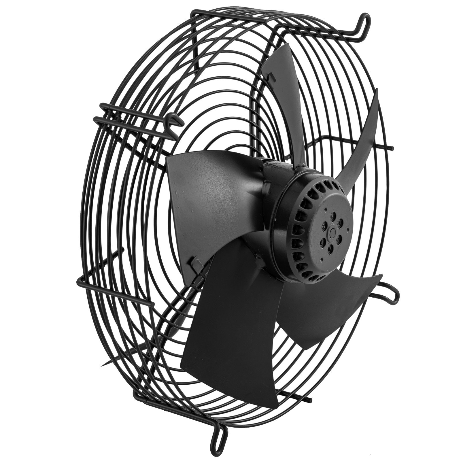 Ventilador Axial 12" Motor De 4 Polos 1400rpm 75w Para Refrigeración Escape