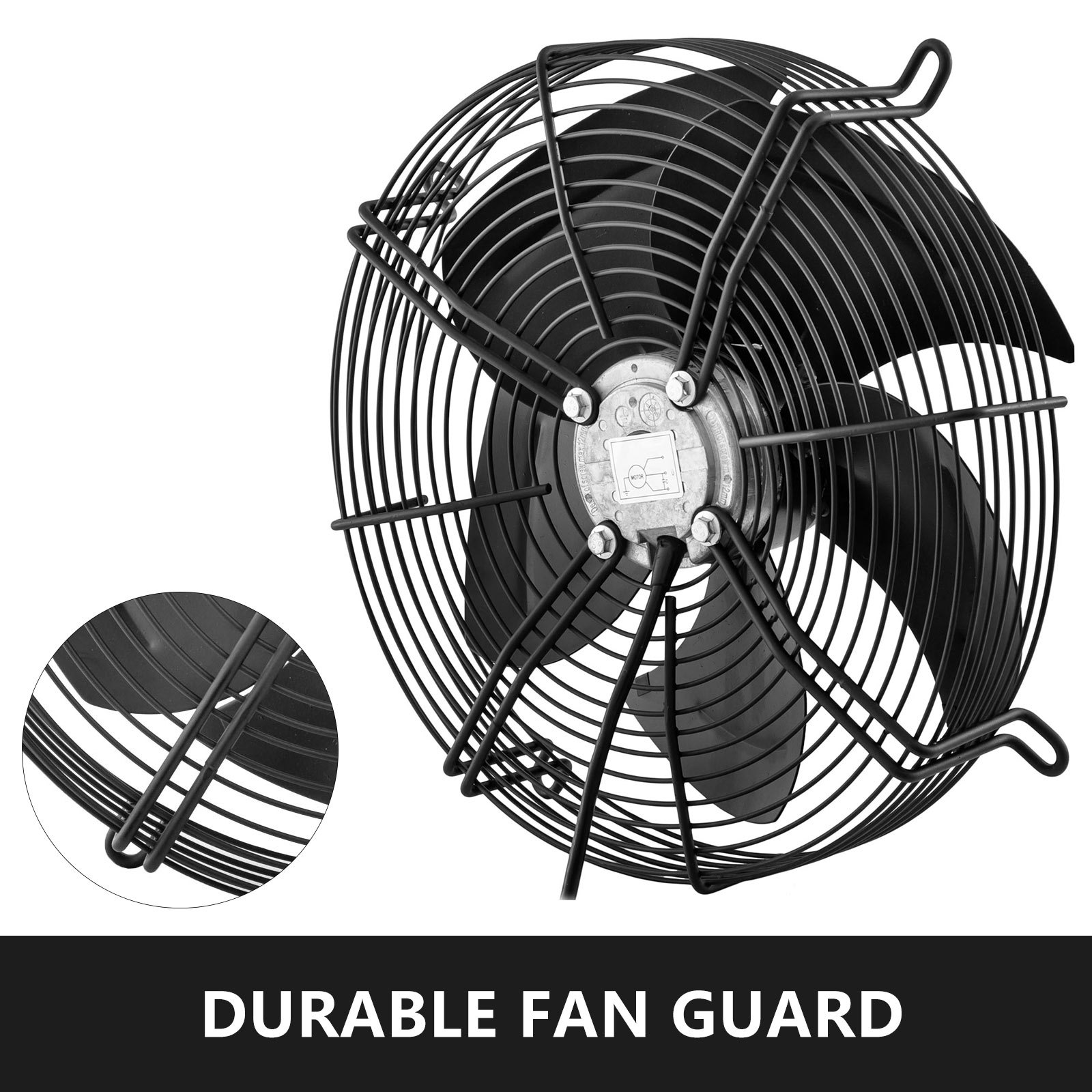 14" Ventilador Axial De Rotor Externo Motor De Cuatro Polos Para Refrigeración