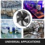 Ventilador Axial 16 Pulgadas Extractor Industrial 190w Motor De 4 Polos 1420rpm