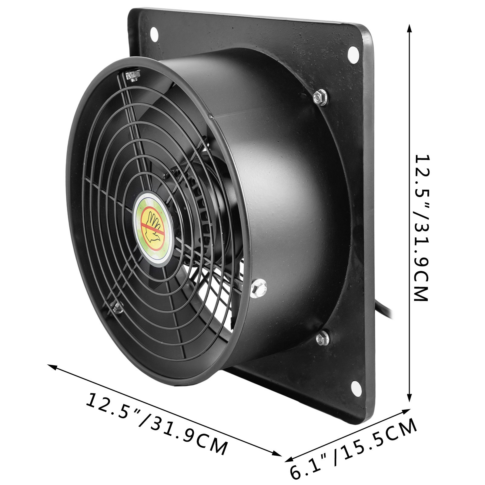 Ventilador Axial 120w Extractor De Ventilación De Rotor Externo 2600rpm 2 Polos