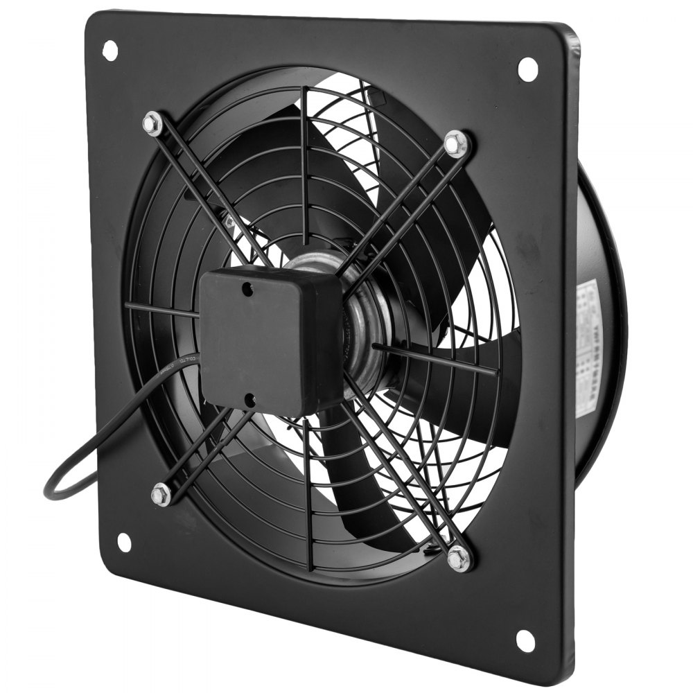 Ventilador Axial Extractor De Marco Cuadrado 12 " Motor De 4 Polos 1400rpm 75w