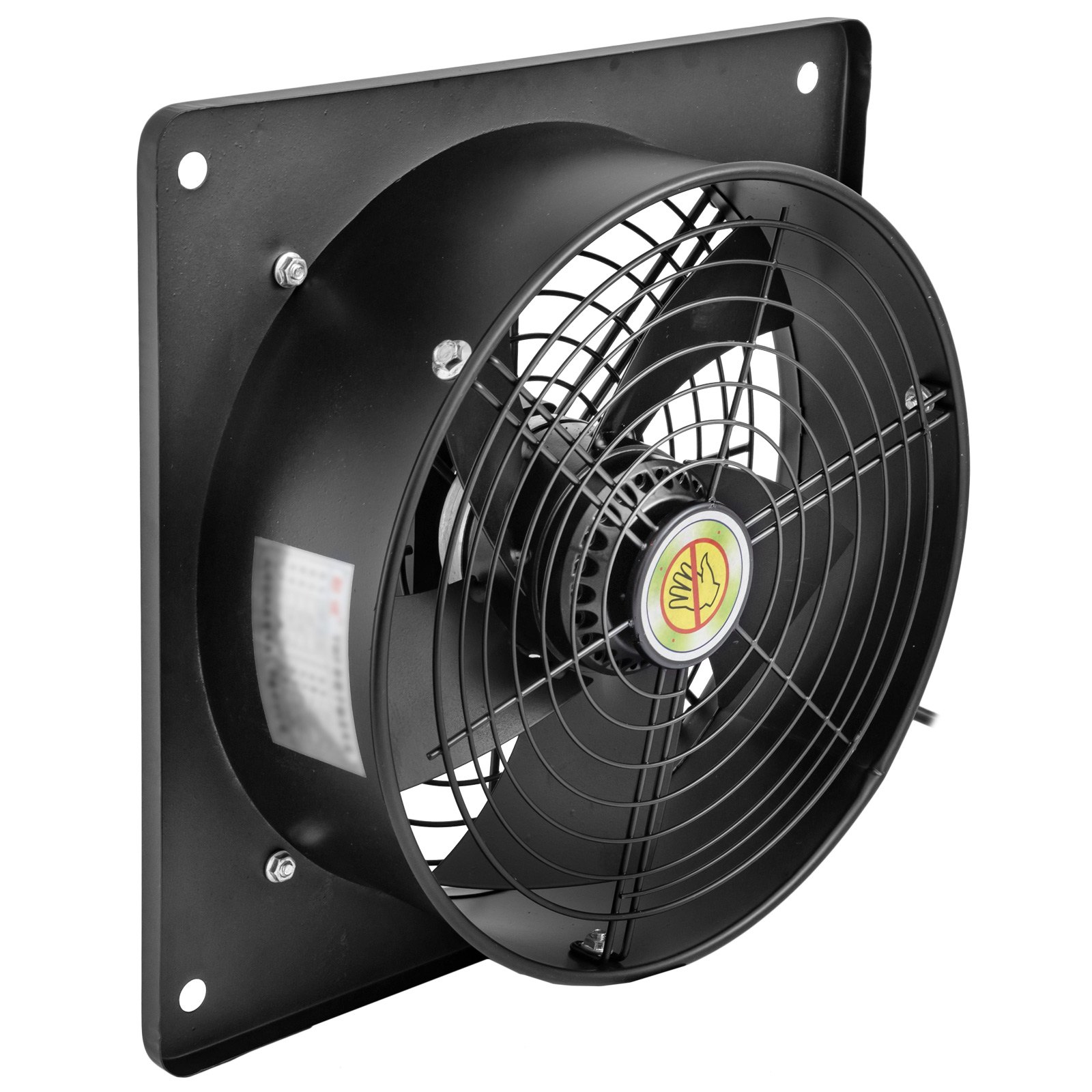 Ventilador Axial Extractor De Marco Cuadrado 12 " Motor De 4 Polos 1400rpm 75w