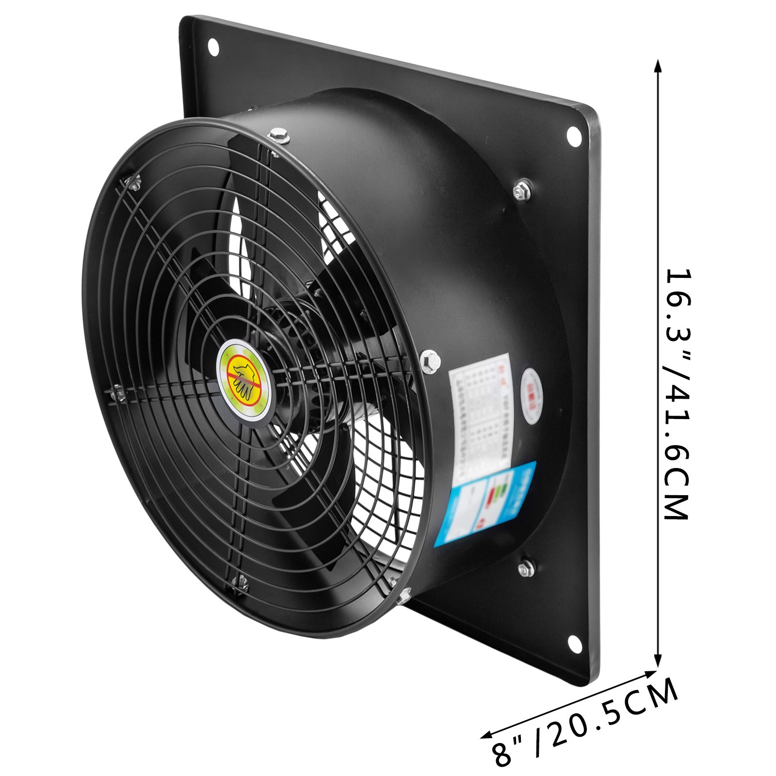 Ventilador Axial De 14" Motor De 2 Polos 2450 Rpm Con Controlador De Velocidad