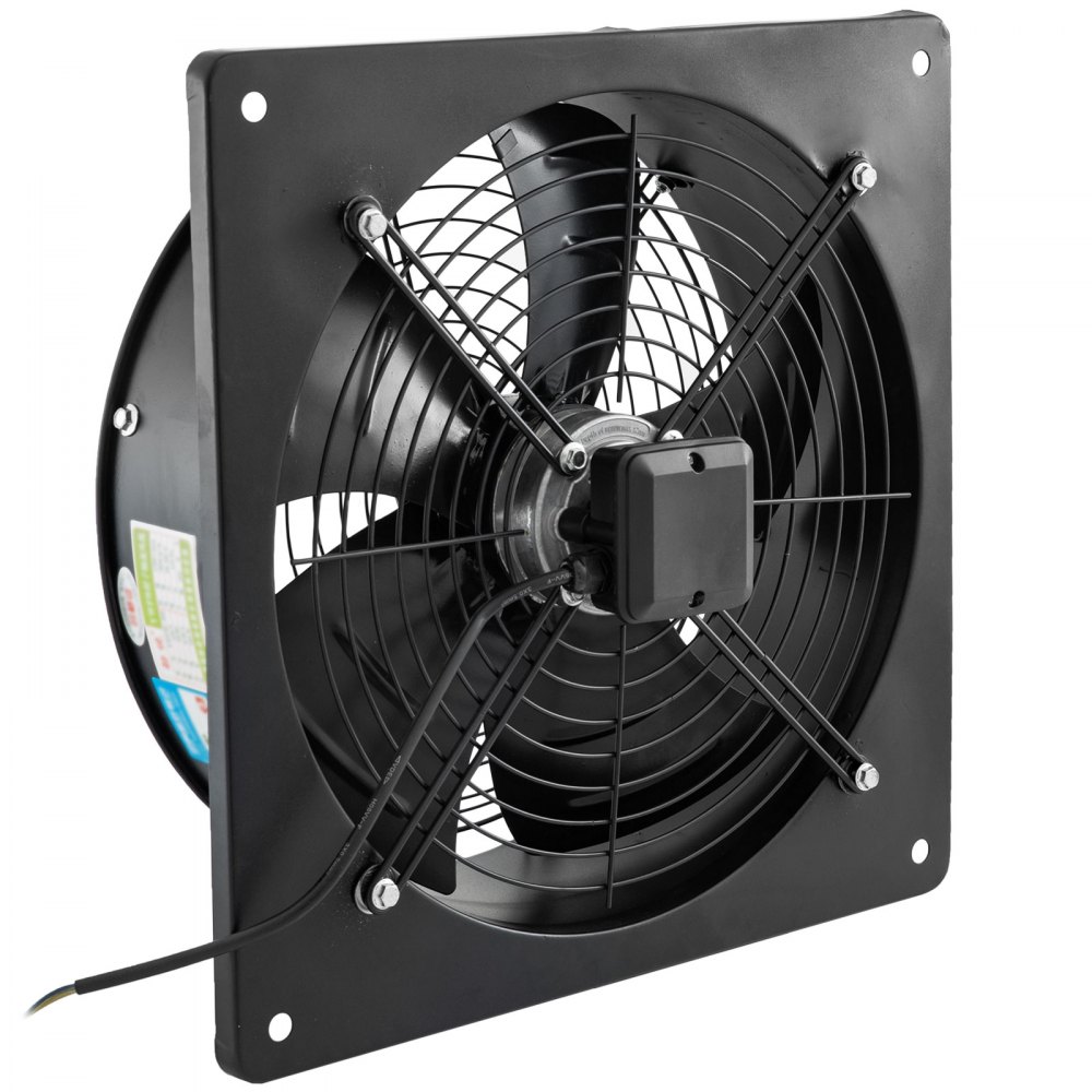 Ventilador Axial 185w 1380 Rpm Extractor De Ventilación Con Controlador 16"