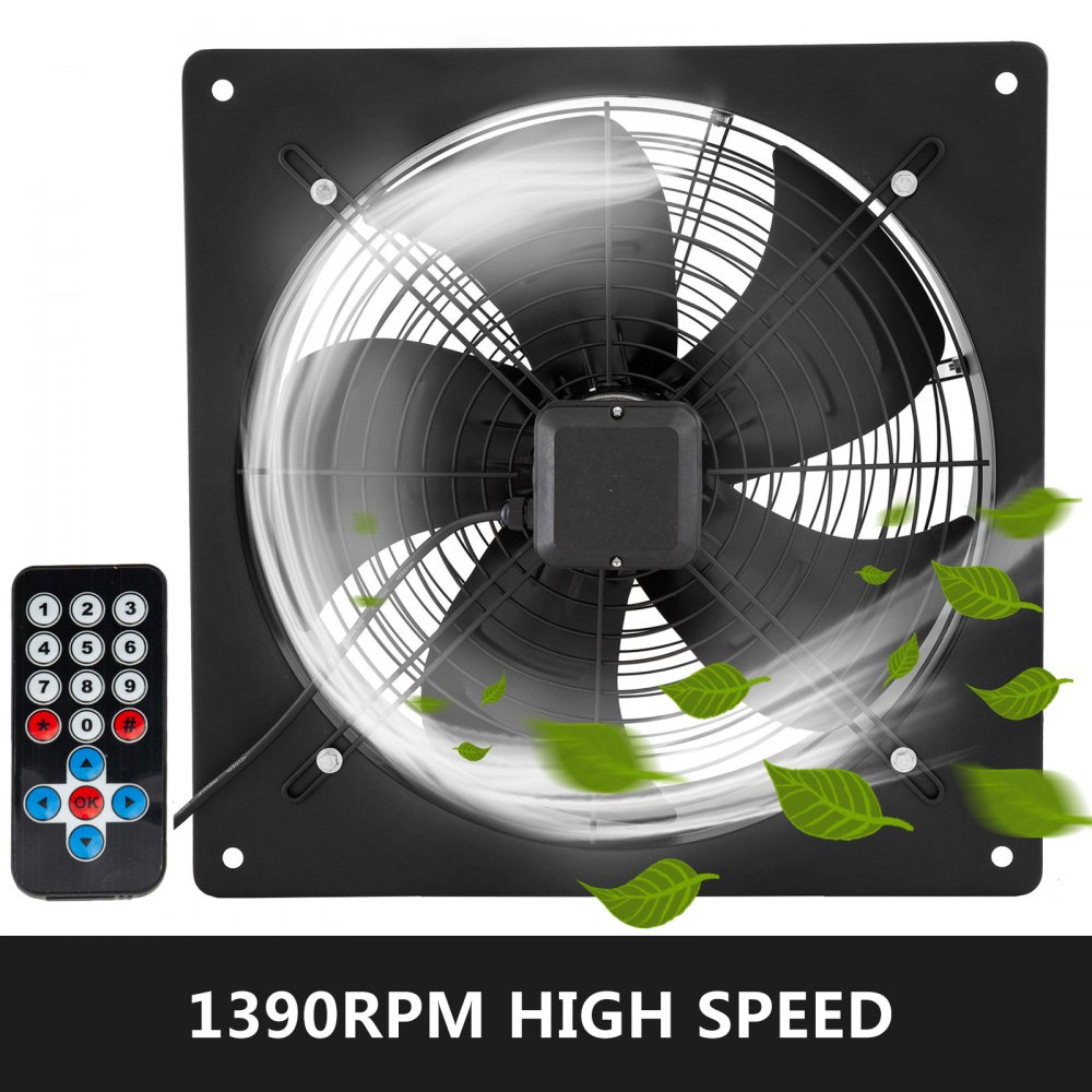 Ventilador Axial 18" 250w 1380 Rpm Extractor De 4 Polos Con Controlador