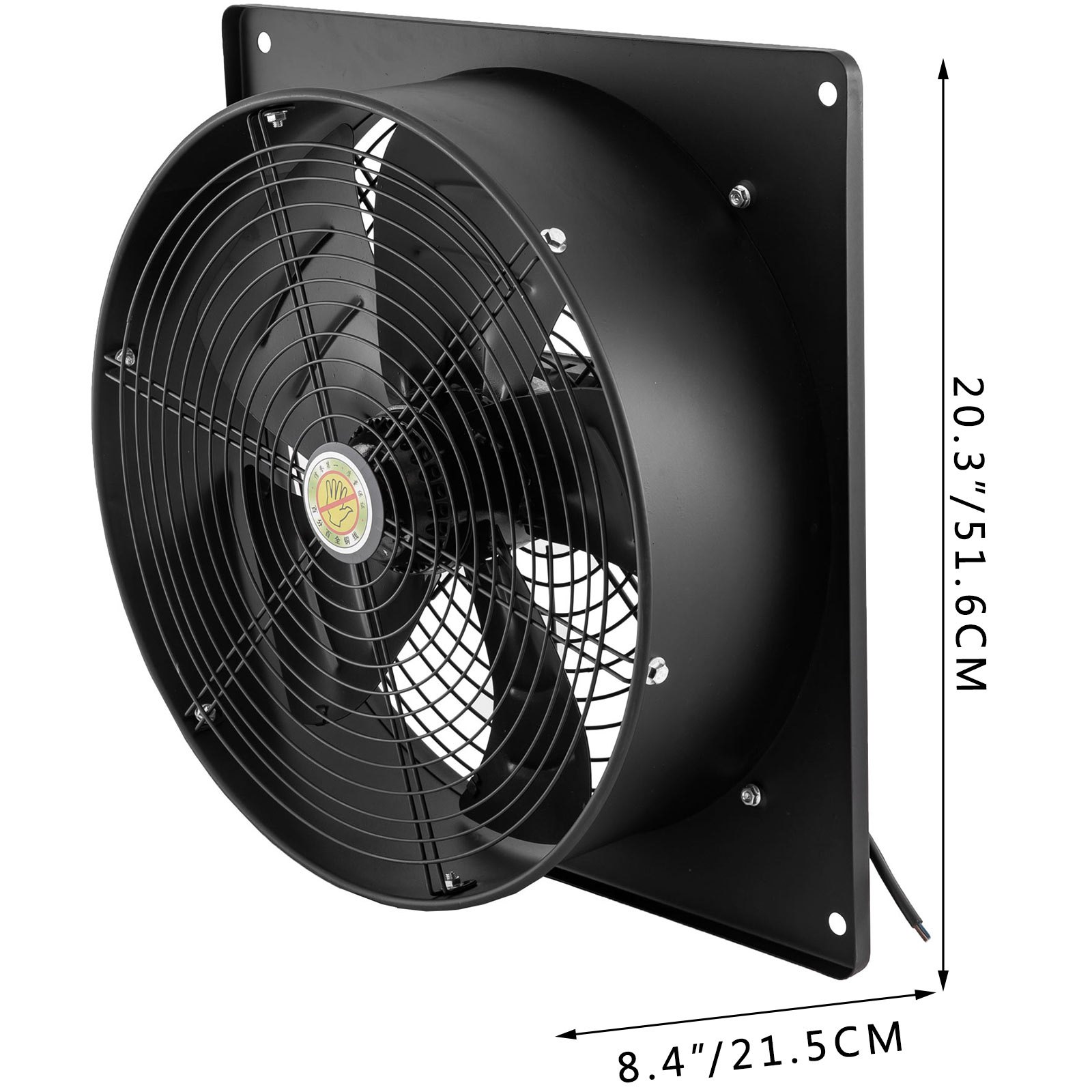 Ventilador Axial 18" 250w 1380 Rpm Extractor De 4 Polos Con Controlador