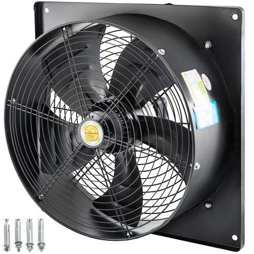 Ventilador Axial 24" Marco Cuadrado 1380rpm 420w Para Refrigeración Escape