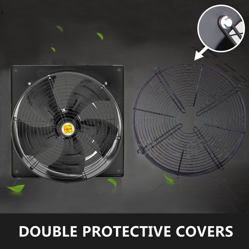 Ventilador Axial 24" Marco Cuadrado 1380rpm 420w Para Refrigeración Escape