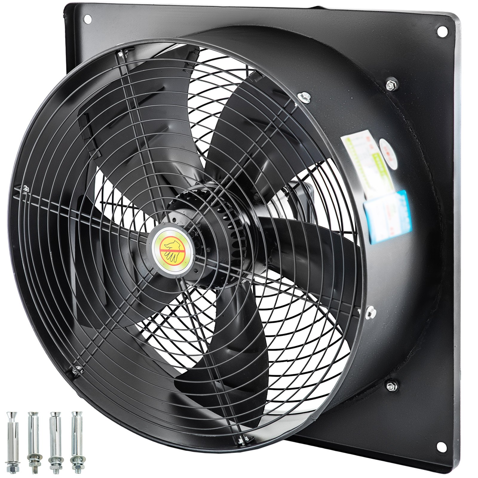 Ventilador Axial 24" Marco Cuadrado 1380rpm 420w Para Refrigeración Escape
