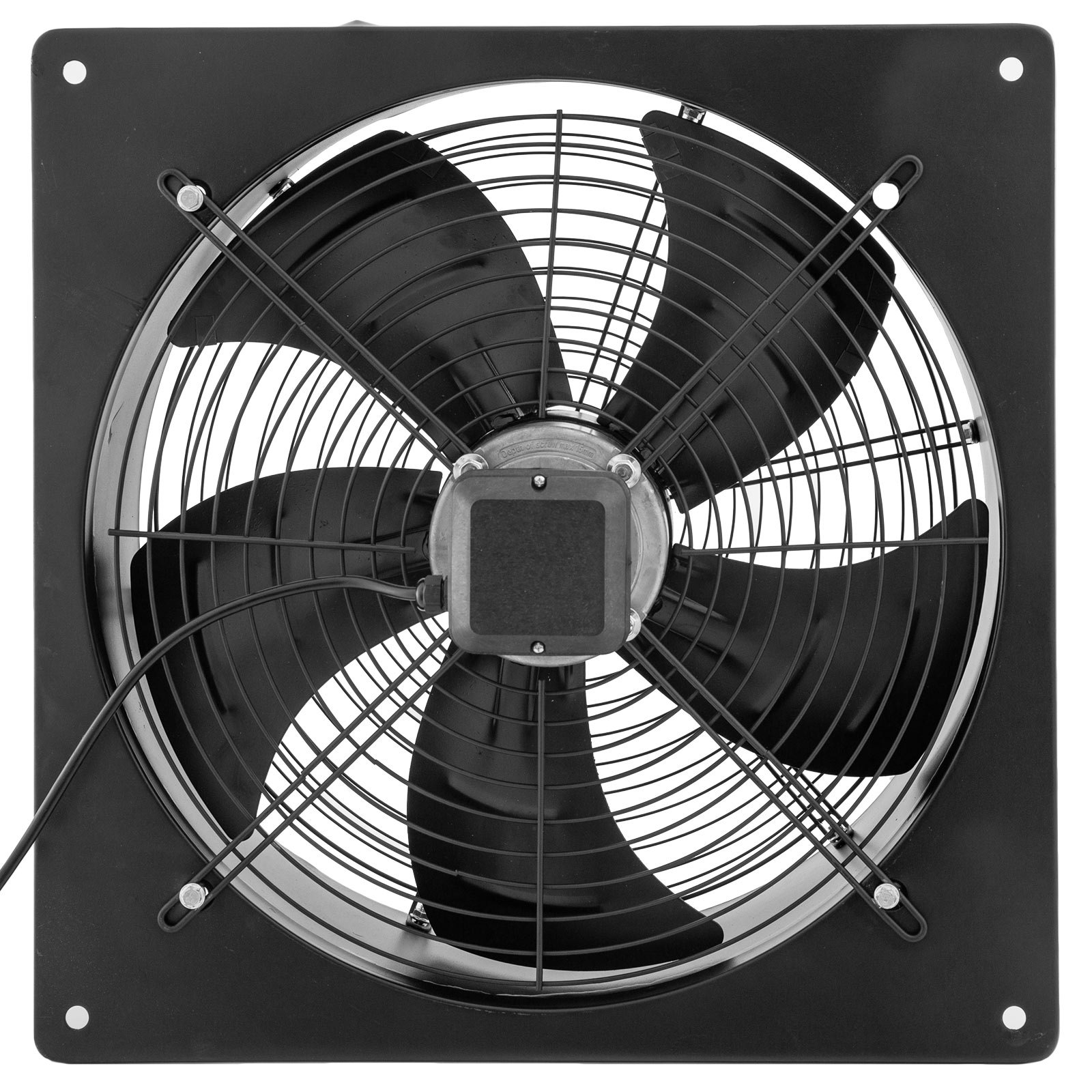 Ventilador Axial 24" Marco Cuadrado 1380rpm 420w Para Refrigeración Escape
