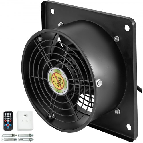 Ventilador Axial 2650 Rpm Extractor De Ventilación 8" Controlador De Velocidad