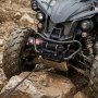VEVOR 1134 kg Electric Winch, 12V DC ATV/UTV Winch with Φ4.8 mm x 12 m Synthetic Rope & Wired Remote Control, IP55 Waterproof, Aluminum Housing Fairlead Mount Plate for Towing ATV, Black