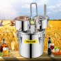 VEVOR Destilador de Agua 21 L Máquina para el Agua Destilada Casera Destilación Filtro Purificador Acero Inoxidable Destilador de Agua Water Distiller Filtro de Destilación de Agua Pura