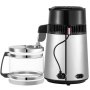 VEVOR SC-3 Professional Water Distiller, Stainless Steel, 750W Power and 4L Capacity, for Laboratories, Hospitals, Offices, Distillation Efficiency 1L/h