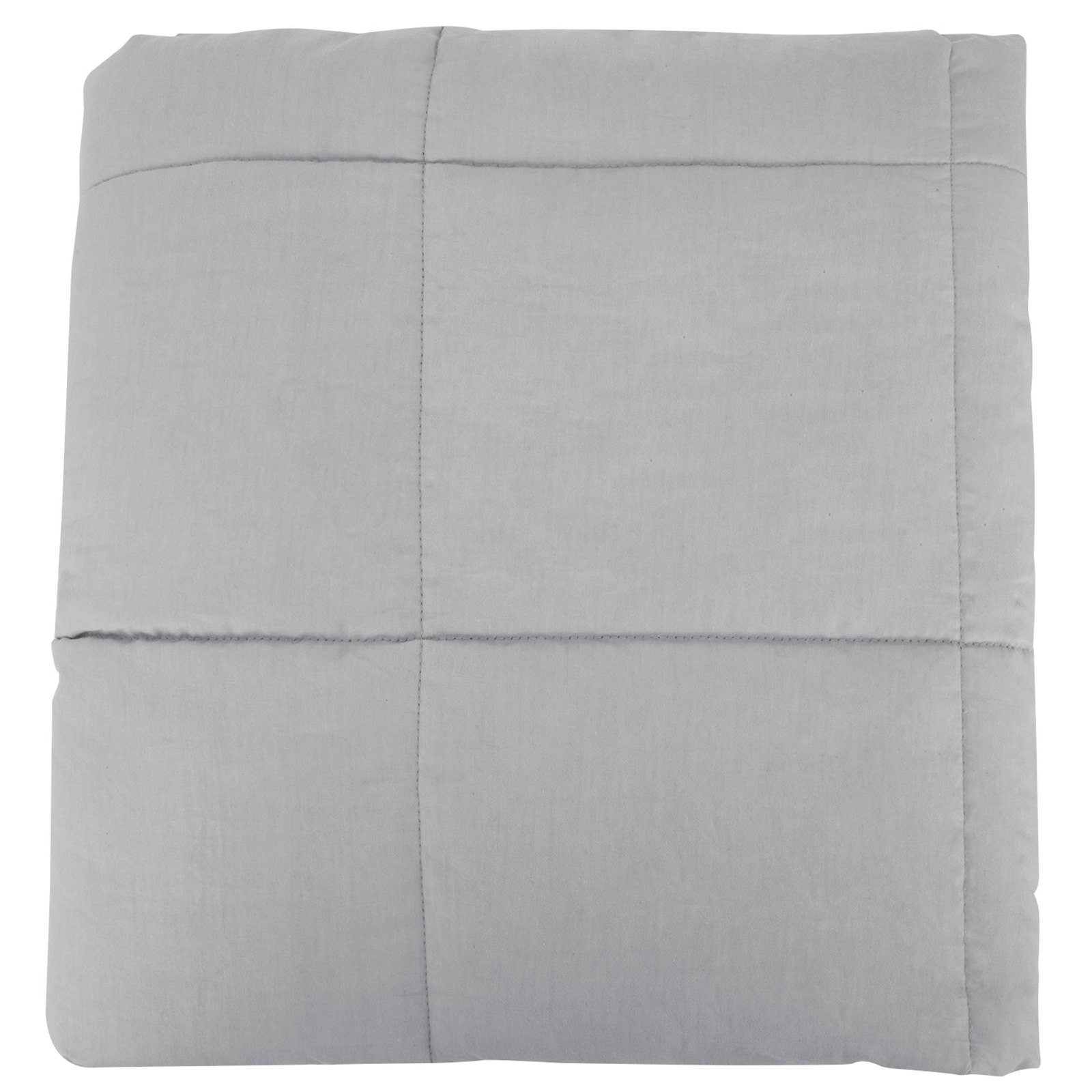 Manta De Gravedad Manta De Peso 15lbs 100% Premium Gris Claro Adultos Niños