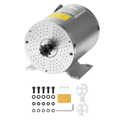 VEVOR Motor Eléctrico sin Escobillas de CC de 3000 W, Motor Eléctrico para Karts de 72 V y 4900 RPM, Motor Eléctrico para Motos de Cross, Scooters y Bicicletas Eléctricas, 5,5 N.m, 134 x 107 x 112 mm