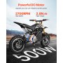VEVOR Kit de Motor de CC sin Escobillas Eléctrico de 500 W 48 V 2700 RPM Plata
