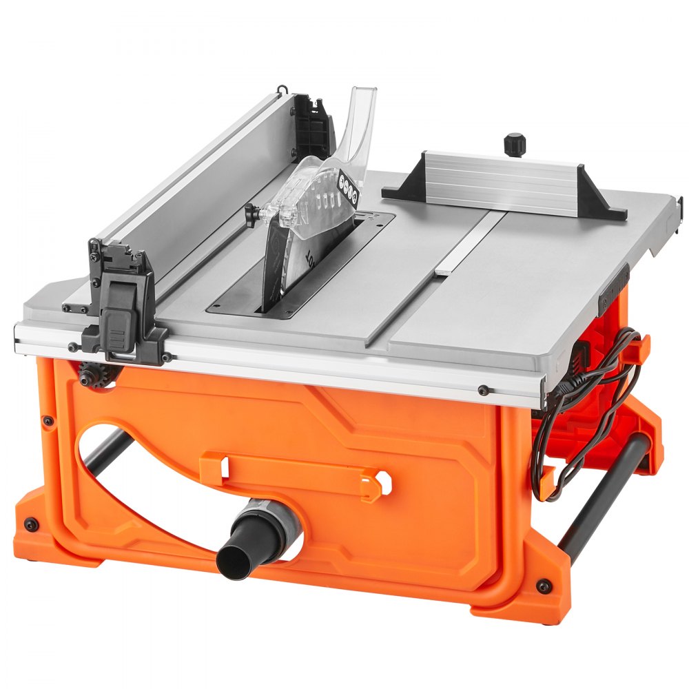 VEVOR Sierra Circular de Mesa Capacidad de Corte 625 mm Sierra de Mesa 4400 rpm 1800 W Corte Transversal 85 mm 90° Corte Biselado 60 mm 45° para Corte de Madera Carpintería Taller Interior Exterior