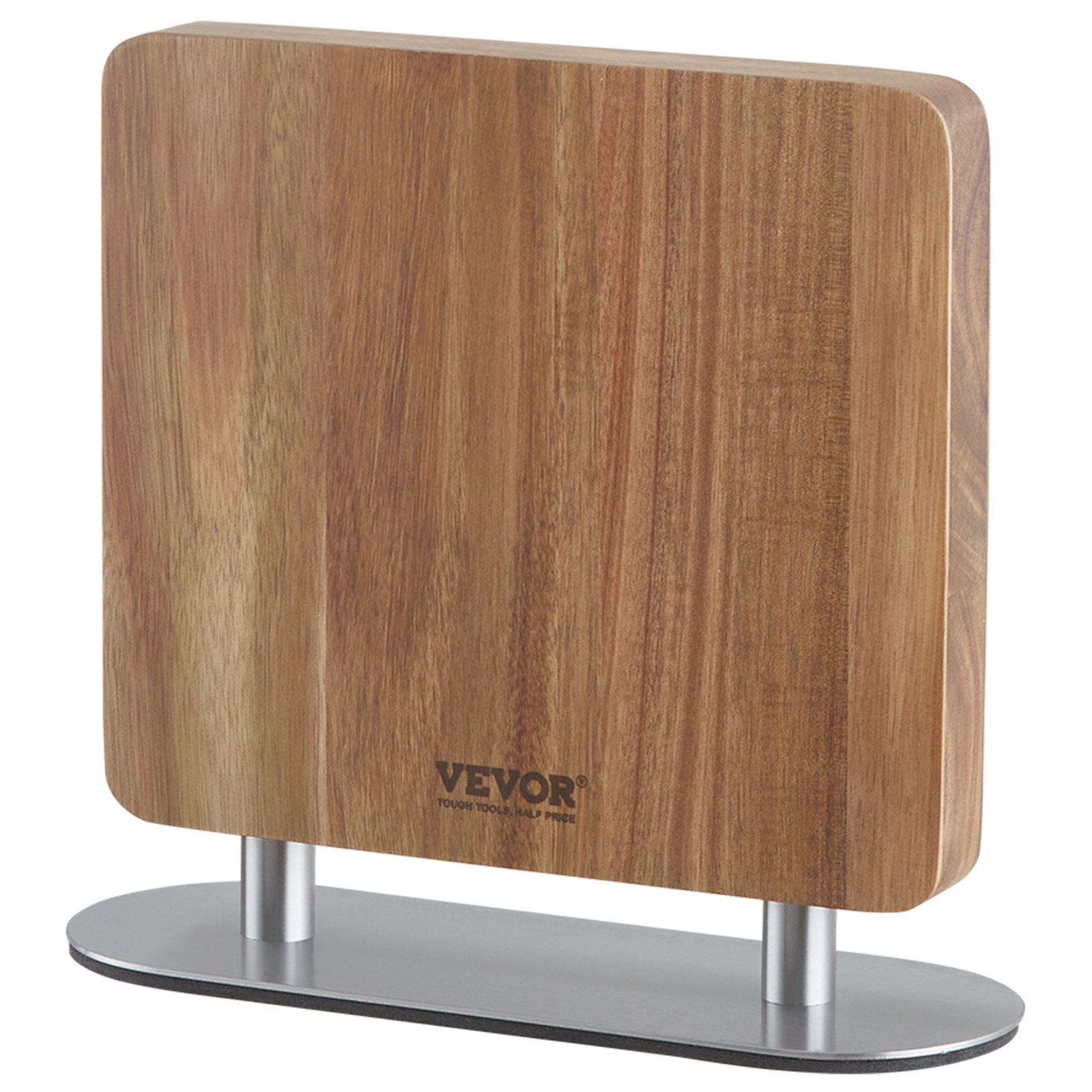 VEVOR Bloque Magnético para Cuchillos de 26 cm Tabla Magnética de Doble Cara Porta Cuchillos de Madera de Acacia Soporte Multifunción para Cuchillos, Utensilios, Herramientas de Cocina, Restaurante