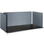 VEVOR Panel de Privacidad de Oficina Gris 152x61 cm 3 Paneles Divisor de Escritorio Espesor de Panel 20 mm Espesor de Escritorio Adecuado 10-35 mm Panel de Privacidad de Escritorio para Oficinas Aulas