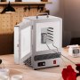 VEVOR Tabletop Melting Kiln 1500W Powerful Electric Kiln 1200℃ Maximum Temperature, Stainless Steel Gold Melting Kiln for Wax Casting, Clay DIY, Metal Tempering, Glazing on Ceramics, Silver