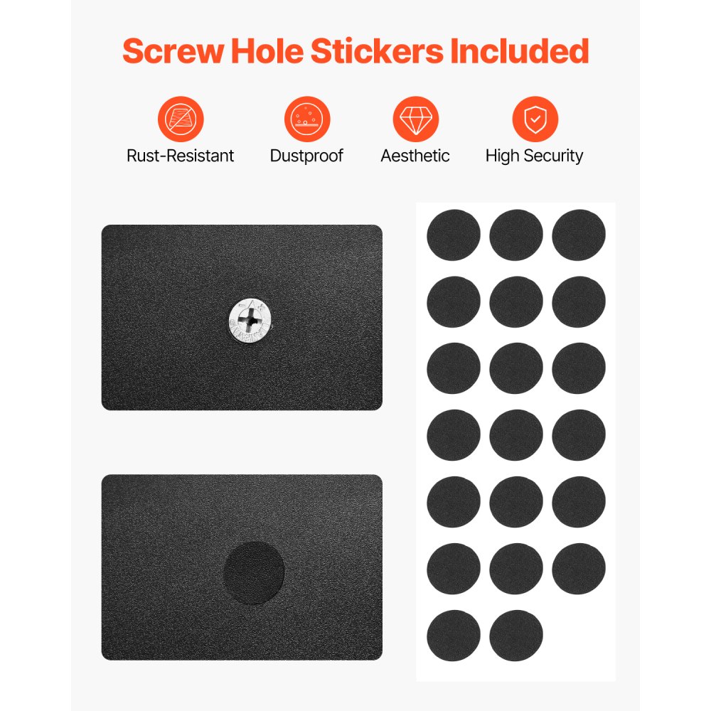 VEVOR Desk Bookshelf 1-Tier Organizer (94 x 24 x 73 cm) Table Shelves Desk Organizer Display Shelf made of Chipboard with Non-Slip Feet, for Office Dormitory, Black