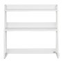 VEVOR Estantería de Sobremesa 95 x 32 x 90 cm Organizador de Almacenamiento de Escritorio 2 Niveles Estante de Escritorio con Almohadillas Antideslizantes para los Pies para Oficina, Hogar, Blanco