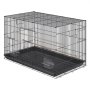 VEVOR Jaula de Vuelo para Pájaros 76 x 46 x 45,5 cm Jaula para Pájaros de Metal con Manija Lateral Puerta Segura Portátil Bandeja Desmontable Perchas Comederos para Pájaros Pequeños Cacatúas Loros