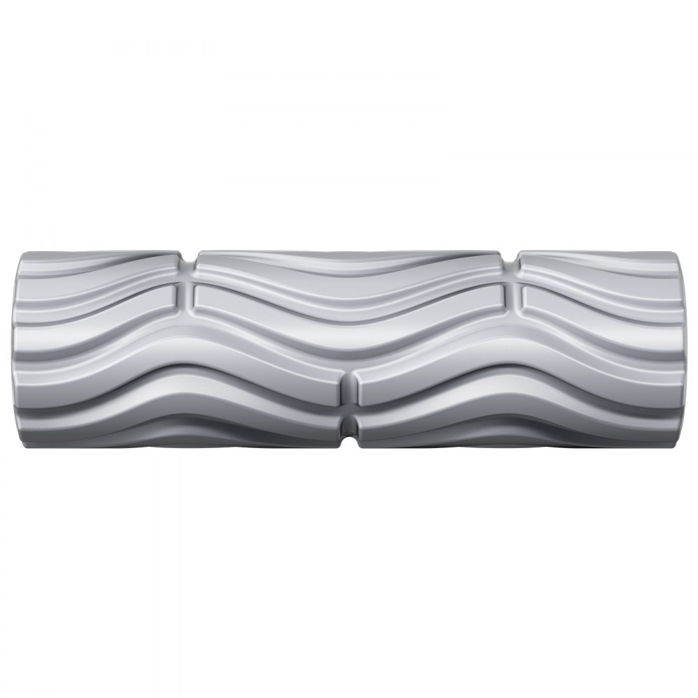 VEVOR Rodillo de Espuma Vibratorio, Rodillo de Masaje Eléctrico de 5 Velocidades, con 3 Modos de Vibración, EVA de Alta Densidad para Tejido Profundo, Alivio del Dolor de Espalda, Φ 120 x 400 mm